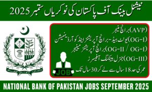 National Bank of Pakistan Jobs September 2025